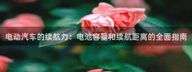优发国际手机app下载地址：电动汽车的续航力：电池容量和续航距离的全面指南