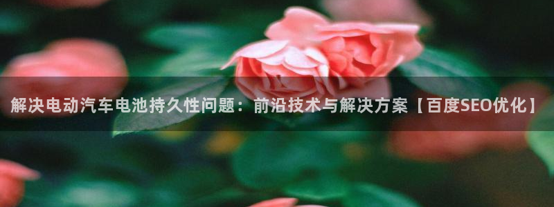 优发国际手机客户端下载安装手机版：解决电动汽车电池持久性问题：前沿技术与解决方案【百度SEO优化】